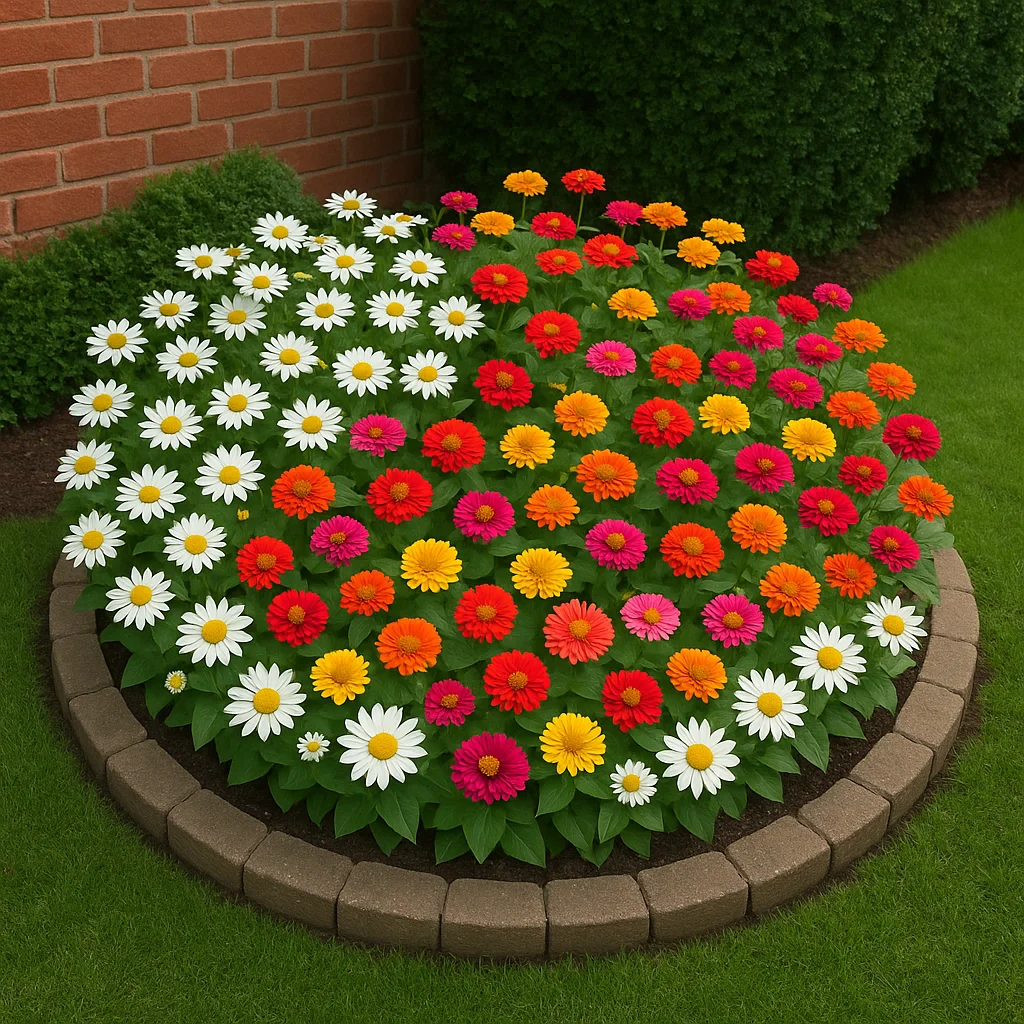 Round corner flower