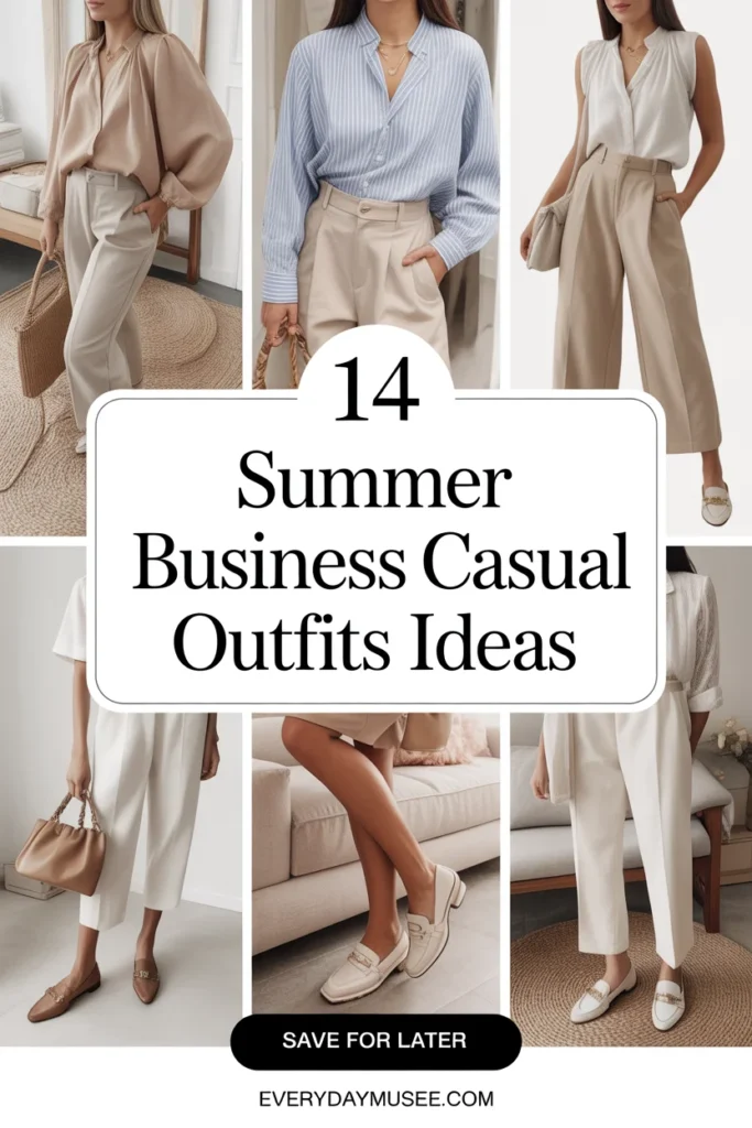 14 Summer Business Casual Outfits Ideas